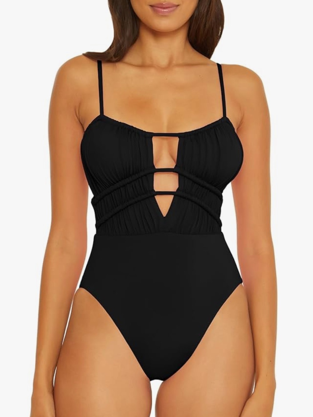 BECCA by REBECCA VIRTUE SARAI STRAPPY ONE PIECE SWIMSUIT NWT